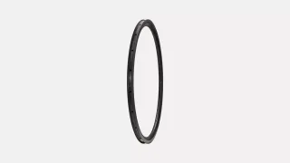 RIM MY26 ALPINIST CLX III, 700C, FRONT, 21H, DISC, 21MM INTERNAL, 33MM DEPTH (CR-2474) - SATIN CARBON W/ BLACK CHROME DCL