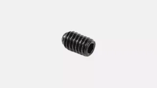 FND SUB, PLUG N PLAY SET SCREW, M4X6MM LENGTH, FOR 2MM HEX KEY, KNURLED END, W/O LOCTITE