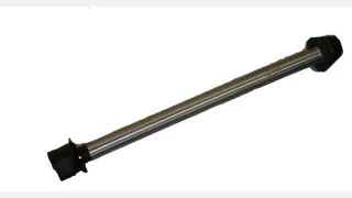 AXL DEMO, SX TRAIL 10MM THRU REAR CR-MO AXLE AND RD PROTECTOR NUT