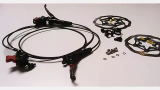 BRK SRAM MY12 MTB XX R WORLD CUP BRAKESET R&L LEVERS & CALIPERS 800(FNT)/1400(REAR) BLK