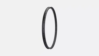 RIM MY23 OE TRAVERSE, 27.5, REAR, ALLOY, 28H, DISC, 30MM INTERNAL - BLACK W/ CHARCOAL S-LOGO DCL
