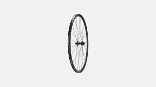 WHL DT-R470 V2, 700C, FRONT, ALLOY, TA, 12X100MM, DISC, CENTERLOCK, 24H - BLACK W/ CHARCOAL DCL