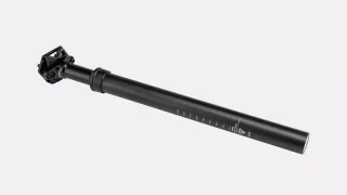 STP SUSPENSION SEATPOST, 30.9MM, ALLOY, 400MM, 0MM OFFSET, 2-BOLT CLAMP, 40MM TRAVEL, BLACK