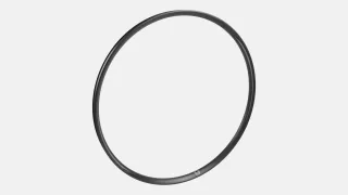 RIM STOUT XC, 29, REAR, ALLOY, 28H, DISC, 25MM INTERNAL (JALCO SHL28) - BLACK W/ CHARCOAL DCL