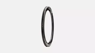 RIM MY26 RAPIDE SPRINT CLX, 700C, REAR, 24H, 21MM INTERNAL, 58MM DEPTH (CR2375) - GLOSS CARBON W/ WHITE DCL