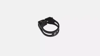 STC SBC SW ROAD ALLOY SEATPOST CLAMP WITH ZINC BOLT 32.6MM BLK