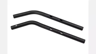 BAR SHIV DISC, AEROBAR EXTENSIONS, L+R SET, 22.2MM, 387MM LONG, CARBON