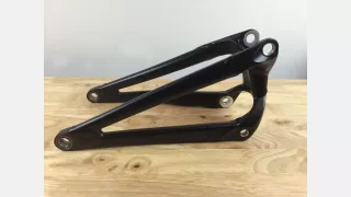 CHS MY11-14 DEMO 8, ALLOY CHAINSTAY, WITH BEARINGS, 12X150MM - BLACK, NO DECAL