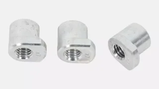 BLT SL 1.1 MOTOR, THREADED MOTOR MOUNT INSERTS, NON-DRIVE SIDE, ALLOY, SILVER (3 PCS.)