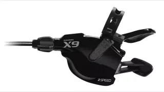 SHF SRAM FRNT SHIFTER X9 3SPD GRY W/O CLAMP (00.7015.147.020)