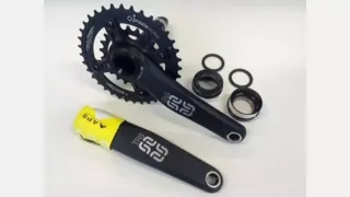 CRK E.13 CUSTOM, 175MM, CRANKSET, ALLOY, FOR 100MM PF30 SHEEL / 30MM ALY SPINLDE, 104 BCD, 36/22T RINGS, 2X10-SPD, W/ BB