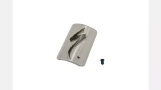 FRM VADO/COMO (GEN.2), HEADTUBE COVER - WHITE MOUNTAINS / BLACK REFLECTIVE
