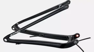 CHS MY21 EPIC EVO, REAR STAY ASSEMBLY, 29, CARBON, 12X148MM - CARBON / GLOSS BLACK / WHITE
