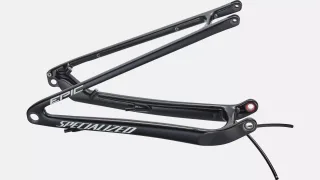 CHS MY21 EPIC, REAR STAY ASSEMBLY, 29, CARBON, 12X148MM - CARBON / GLOSS BLACK / WHITE