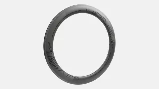 RIM MY16 CLX 64, 700C, REAR, CARBON, 21H, RIM BRAKE, 20.7MM INTERNAL (CR1573) - SATIN CARBON W/ GLOSS BLACK DCL