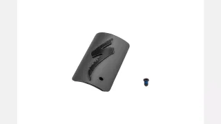 FRM VADO/COMO (GEN.2), HEADTUBE COVER - SMOKE / BLACK REFLECTIVE