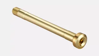 AXL FRONT, ROAD BOOST THRU-AXLE, 12X110MM, BOLT-ON, 6MM HEX HEAD, M12X1.0PX137.5MM, GOLD (QR43-1)