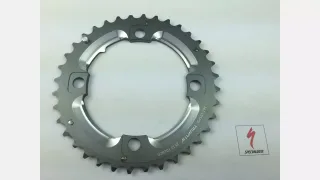 CHR SRAM MY13 CHAIN RING MTB 36T S1 104BCD AL5 TUNGSTEN GREY 2X10 SBC PIN (11.6218.007.002 )