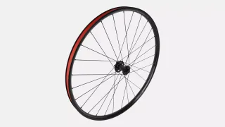 WHL TURBO, 700C, FRONT, ALLOY, TA, 12X100MM, DISC, 6-BOLT, 28H - BLACK W/ TURBO DCL