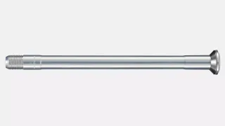 AXL REAR, MTN BOOST THRU-AXLE, 12X148MM, BOLT-ON, 6MM HEX HEAD, M12X1.0PX172MM, SILVER (QR43)