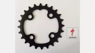 CHR SRAM MY13 CHAIN RING MTB 24T B V1 64 ALUM 3MM BLAST BLACK 9 & 10 SPEED (11.6215.093.000)