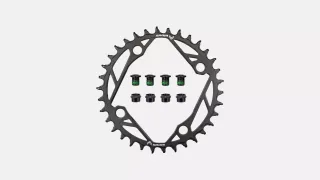 CHR TURBO, 34T, T-TYPE 12-SPD, 4-BOLT, 104BCD, 1X RING, STEEL, SRAM (00.6218.034.003)