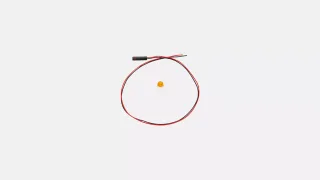 ELE WIRING, BROSE 12V FRONT LIGHT EXTENSION CABLE W/ QUICK CONNECTOR, 400MM LENGTH