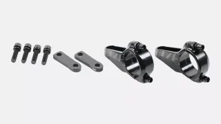 STM SBC DH DIRECT MOUNT STEM, 45MM LENGTH, 31.8MM CLAMP, 24-DEG RISE, 50MM BOLT SPACING FOR DUAL CROWN FORK