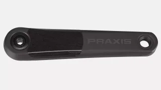 CRK TURBO, BROSE ISIS SPLINE (G2), 165MM, DRIVE-SIDE ARM, ALLOY, PRAXIS
