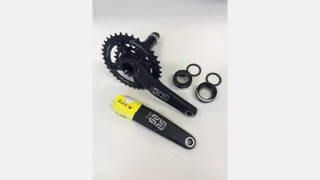 CRK E13, 170MM, CRANKSET, ALLOY, PF30 / 30MM SPINDLE, 104BCD, 36/28T RINGS, 2X10-SPD, W/ BB