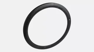 RIM MY20 CLX 50 DISC (Road Boost), 700C, FRONT & REAR, CARBON, 24H, W/ RADIAL DRILLING (CR1672) - SATIN CARBON W/ BLACK DCL