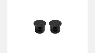 CRK SUB, KIDS CRANK, 9/16" PEDAL INSERT COVERS, ALLOY (2 PCS)
