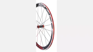 WHL MY12 ROVAL RAPIDE SL 45 CARBON FRONT WHEEL GLOSS BLK/WHT/RED(NO LONGER PRODUCED)