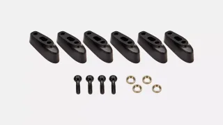 BAR SUB, SHIV TT DISC, AEROBAR EXTENSION ANGLE SPACER KIT, 16/14/12-DEG, W/ BOLTS
