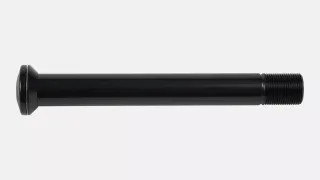 AXL FRONT, COMO (GEN.1) THRU-AXLE, 15X100MM, BOLT-ON, 5MM HEX HEAD, M15X1.0PX129.7MM, BLACK (QR32-F129)