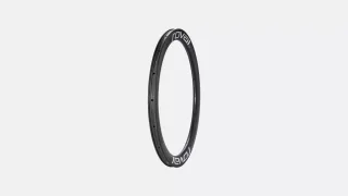 RIM MY24 RAPIDE CLX TEAM, 700C, FRONT, 18H, 21MM INTERNAL, 51MM DEPTH (CR2372) - SATIN CARBON W/ WHITE DCL