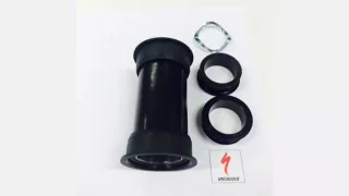 BBR SAMOX CRANK, PF30 BOTTOM-BRACKET, FOR 30MM ALLOY SPINDLE, 100MM SHELL WIDTH, W/ SPINDLE SPACERS & WAVY WASHER (PF3008)