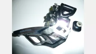 DER SRAM, FRONT, X7, 2X10, MIDDLE DIRECT MOUNT, DUAL PULL, 38T MAX FOR TACO BLADE (00.7618.017.000)