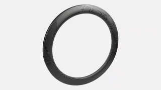 RIM MY17 CLX 64 DISC, 700C, REAR, CARBON, 24H, DISC, 20.7MM INTERNAL - SATIN CARBON / GLOSS BLACK