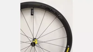 WHL MY15 ROVAL RAPIDE CLX 40 TU R FRONT WHEEL GLOSS BLACK/CHROME