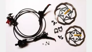 BRK SRAM MY12 MTB XX R WORLD CUP BRAKESET R&L LEVERS & CALIPERS 800(FNT)/1500(REAR) BLK