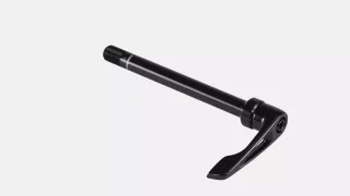 AXL FRONT, ROAD THRU-AXLE, 12X100MM, FIXED POSITION LEVER, M12X1.0PX128MM, BLACK (QR41F)