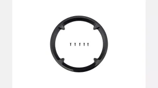 CHG SAMOX, CHAINRING GUARD, FOR SAC46 & TAC29 CRANKS, 32-40T, 4-BOLT, PLASTIC, W/ BOLTS
