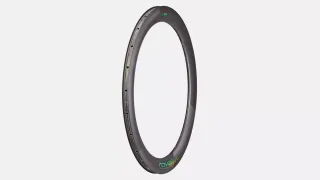 RIM MY21 RAPIDE CLX, 700C, REAR, CARBON, 24H, DISC, 21MM INTERNAL, 60MM DEPTH (NON-TUBELESS COMPATIBLE) (CR1872) - SAGAN GREEN FOIL DECONSTRUCTIVISM DCL