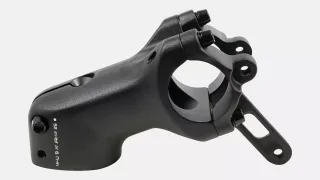 STM FLOW-SET STEM, 60MM LENGTH , 31.8MM BAR CLAMP, 20-DEG RISE, FOR 1-1/8" STEERER, SPLIT FACEPLATE, W/ LIGHT MOUNT (M5X0.8P)