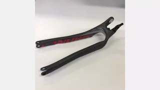 CHS MY15 SW SJ FSR 29, CARBON CHAINSTAY, 12X142MM - SATIN/GLOSS SILVER TINT CARBON/SILVER/RED