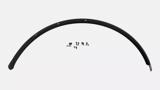 FND MY21 VADO SL, REAR FENDER, 700C, ALLOY, 40MM WIDTH, W/ HOLES FOR LEZYNE STVZO FENDER LIGHT, W/ HARDWARE