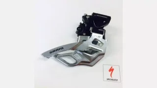 DER SRAM, FRONT, X7, 2X10, MIDDLE DIRECT MOUNT, BOTTOM PULL, 38T MAX FOR TACO BLADE (00.7618.093.000)