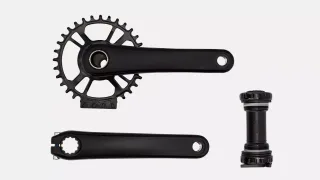 CRK PW 2-PIECE, 175MM, CRANKSET, ALLOY, BSA 24MM SPINDLE, DM, 32T RING, 1X, 52.7MM CL, W/ BB