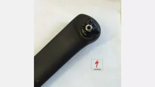STP MY16 VENGE VIAS SEATPOST, CARBON, 330MM LENGTH, 0MM OFFSET, SINGLE BOLT 7X9 CLAMP